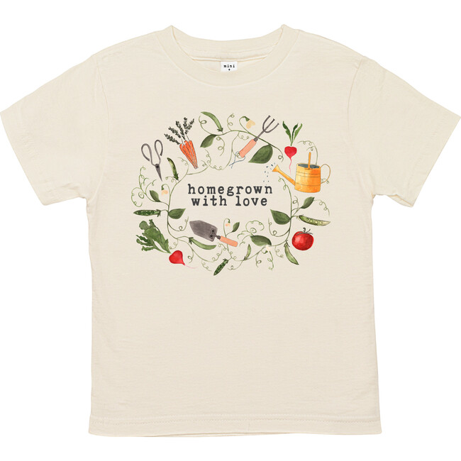 Homegrown With Love™️ - Gardening Edition Unbleached Toddler Tee
