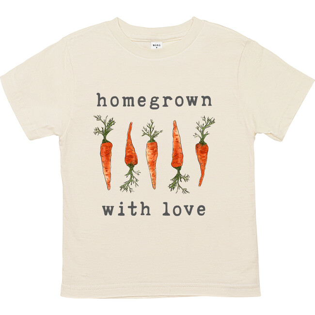 Homegrown With Love™️ - Carrot Edition Unbleached Toddler Tee