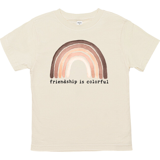 Friendship is Colorful Unbleached Toddler Tee