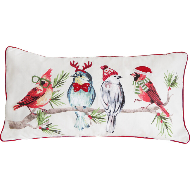Hipster Birds Christmas Pillow Cover