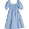 Celeste Smocked Dress, Dusty Blue - Dresses - 1 - thumbnail