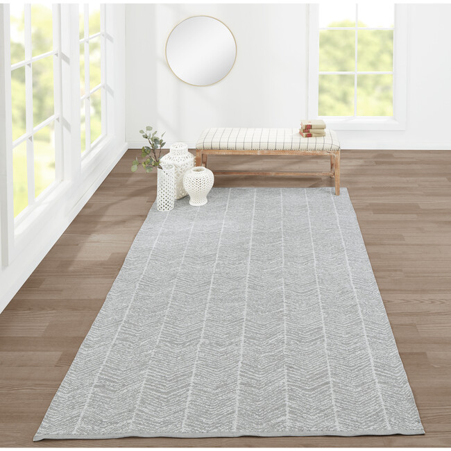 Easton Congress Handwoven Rug, Grey - Rugs - 8