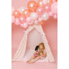 Becky Pom Pom Play Tent, Pink Ditsy Floral - Play Tents - 3 - thumbnail