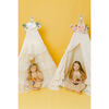 Ivory Ruffle Tulle Play Tent - Play Tents - 8