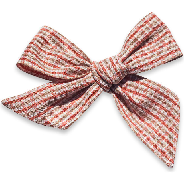 Hair Bow Clip, Sienna - Hair Accessories - 1