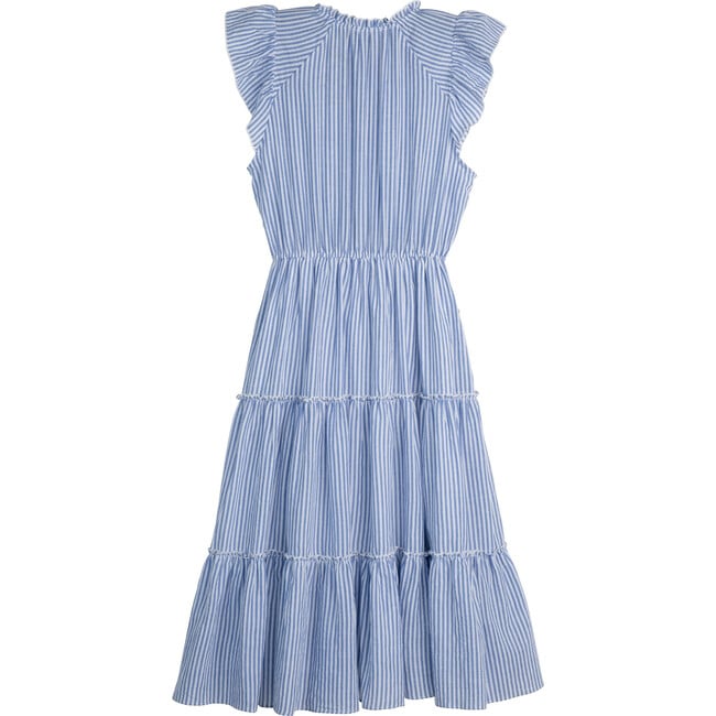 Simone Women's Dress, Blue Stripe