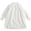 Embroidered Sabine Dress, Ecru - Dresses - 1 - thumbnail