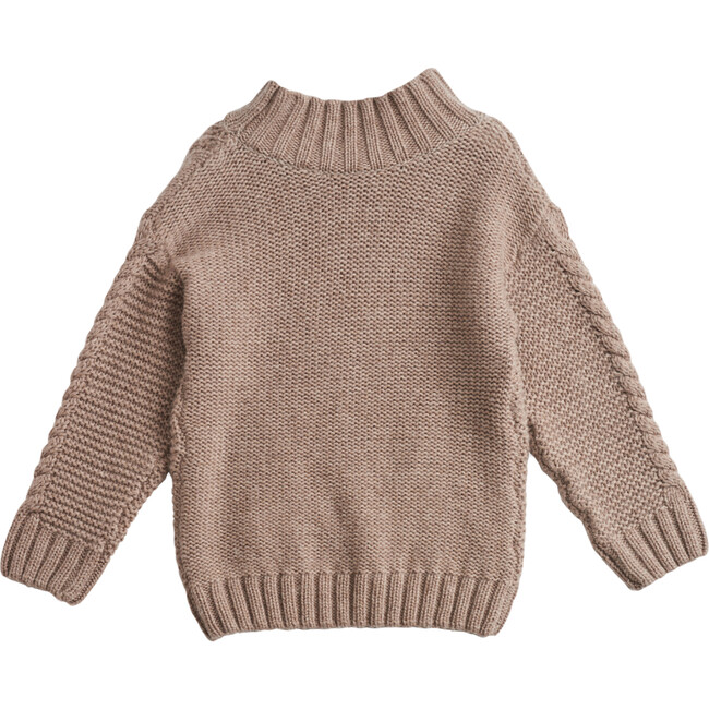 Cable Knit Sweater, Hazlenut
