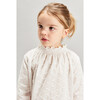 Embroidered Sabine Dress, Ecru - Dresses - 3