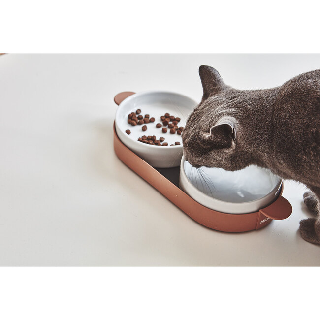 Tavoletta Cat Bowls, Nude - Pet Bowls & Feeders - 4