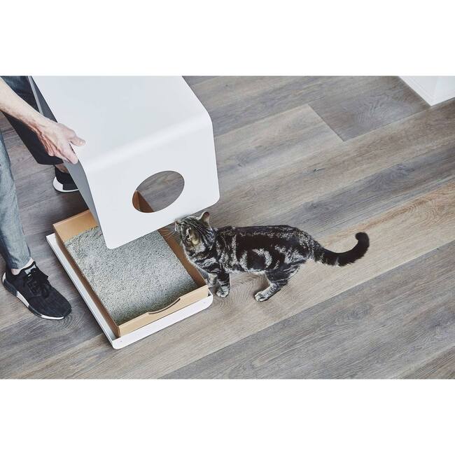Sito Cat Litter Box, White - Pet Crates & Kennels - 4