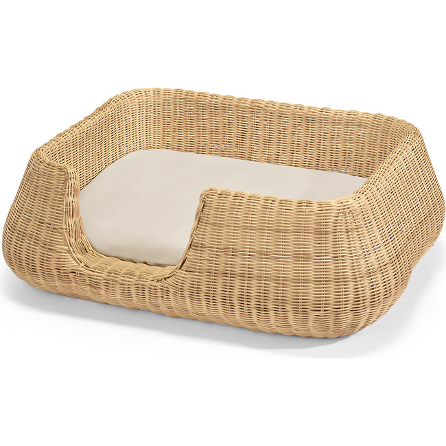 Mio Dog Basket, Natural and Cream