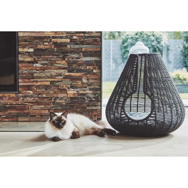 Perla Cat Cave, Anthracite - Pet Beds - 3