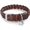 Bergamo Dog Collar, Brown - Collars, Leashes & Harnesses - 1 - thumbnail