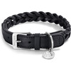 Bergamo Dog Collar, Black - Collars, Leashes & Harnesses - 1 - thumbnail