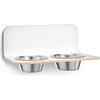 Arco Dog Feeder, White - Pet Bowls & Feeders - 1 - thumbnail