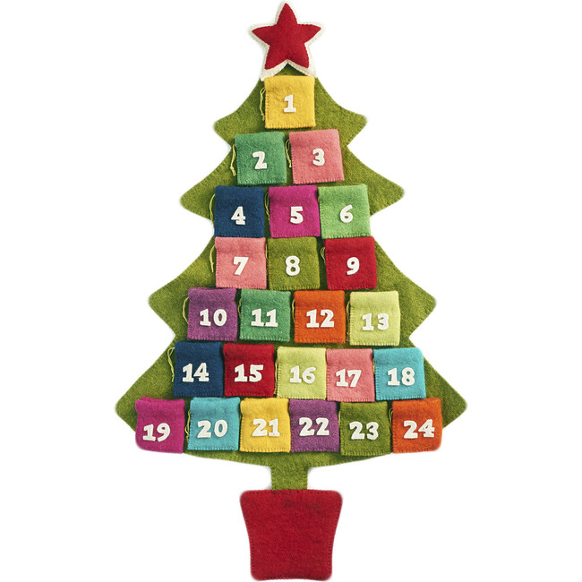 Tree Advent Calendar, Multicolor
