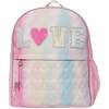LOVE Quilted Hearts Tie Dye Large Backpack, Multi - Backpacks - 1 - thumbnail