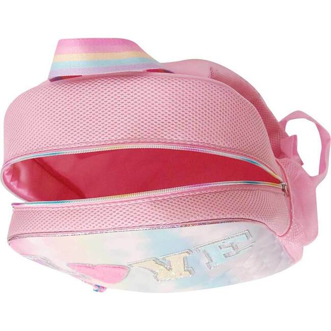 LOVE Quilted Hearts Tie Dye Large Backpack, Multi - Backpacks - 4