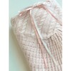 Pink Knitted Blanket - Blankets - 4