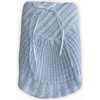Blue Knitted Blanket - Blankets - 1 - thumbnail