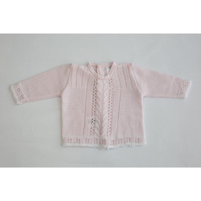 Knitted 3-Piece Set, Pink - Mixed Apparel Set - 2