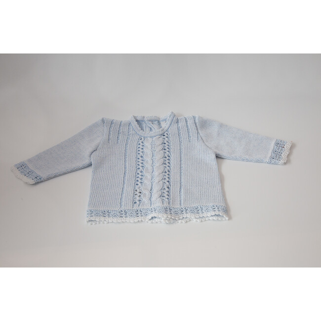 Knitted 3-Piece Set, Blue