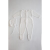 Knitted 3-Piece Set, White - Mixed Apparel Set - 3 - thumbnail