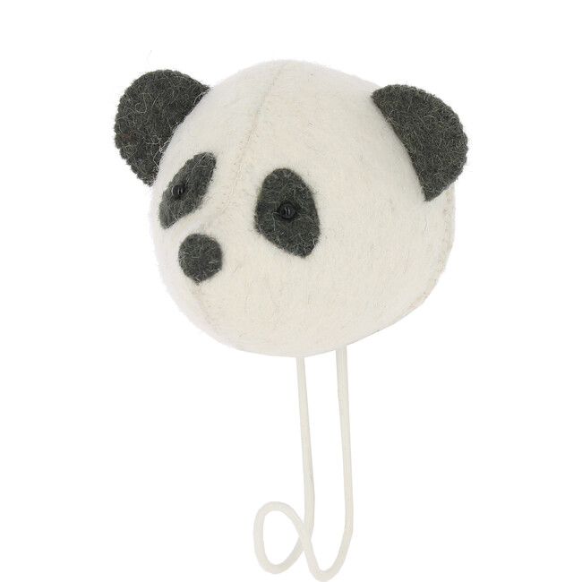 Panda Hook, White/Black