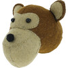 Mini Monkey Head, Brown - Wall Décor - 2