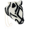 Zebra Hook, Black/Cream - Wall Décor - 1 - thumbnail