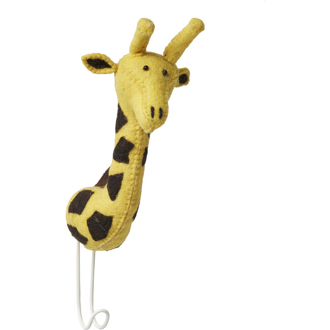 Giraffe Hook, Yellow - Wall Décor - 1