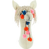 Semi Cream Llama with Pom Pom Bridle - Mobiles - 1 - thumbnail