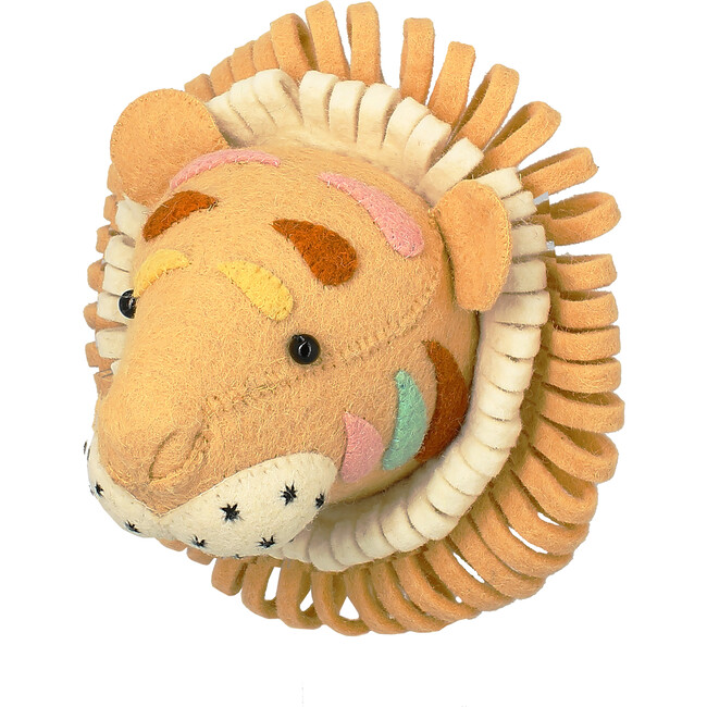 Mini Natural Pastel Tiger, Sand - Animal Heads - 3
