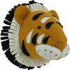 Double Ruff Tiger Head, Orange - Animal Heads - 3