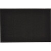 Solid Floor Mat, Black - Rugs - 1 - thumbnail