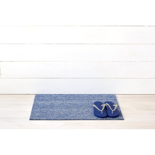 Heathered Floor Mat, Cornflower - Rugs - 5