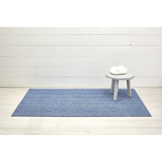 Heathered Floor Mat, Cornflower - Rugs - 6