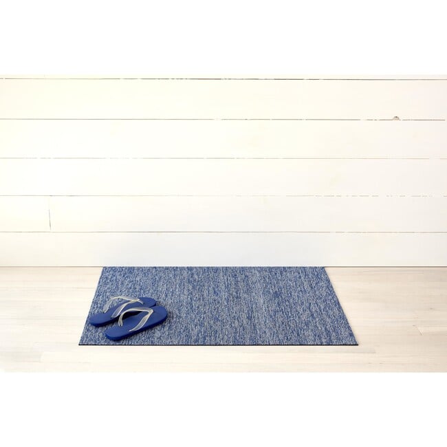 Heathered Floor Mat, Cornflower - Rugs - 7