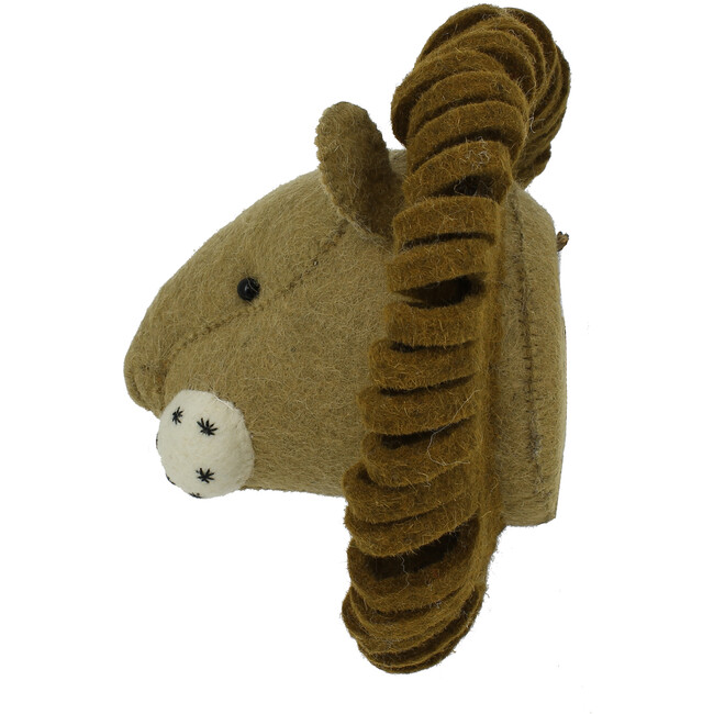 Mini Lion Head, Neutral - Animal Heads - 4