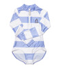 Girls Sparkle Swimsuit, Lilac - One Pieces - 1 - thumbnail