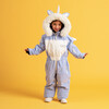 Sparkle the Unicorn Ski Suit with Faux Fur trim - Snowsuits - 2