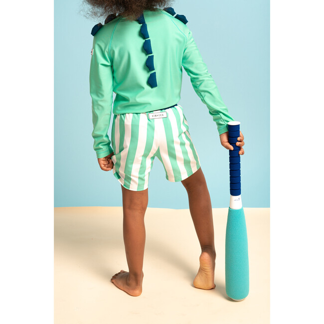 Kid's Spike Rash Guard, Green - Rash Guards - 4