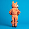 Pounce the Tiger Ski Suit with Faux Fur trim - Snowsuits - 4