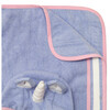 Girl's Sparkle Poncho Towel, Lilac - Cover-Ups - 5