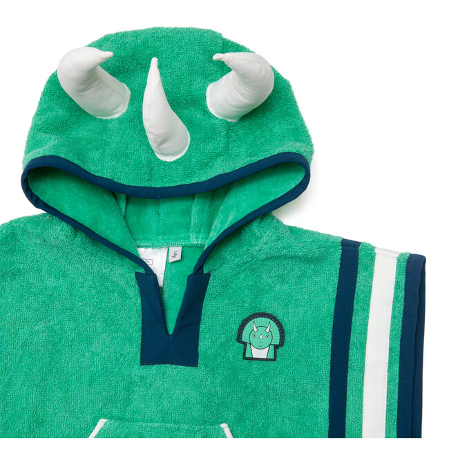Kid's Spike Poncho Towel,Green - Cover-Ups - 3