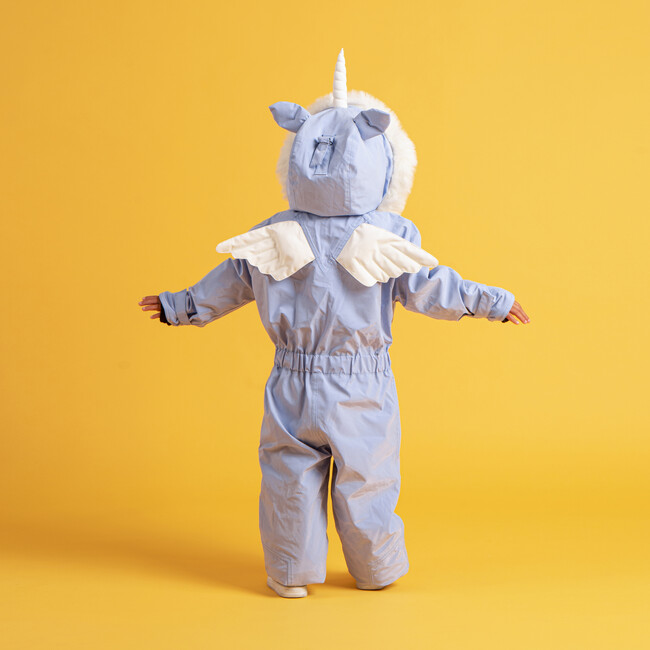 Sparkle the Unicorn Ski Suit with Faux Fur trim - Snowsuits - 3