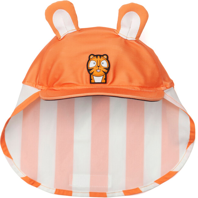 Kids Pounce Summer Hat, Orange - Hats - 2