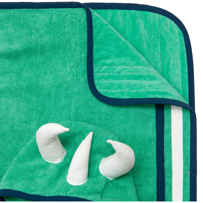 Kid's Spike Poncho Towel,Green - Cover-Ups - 5
