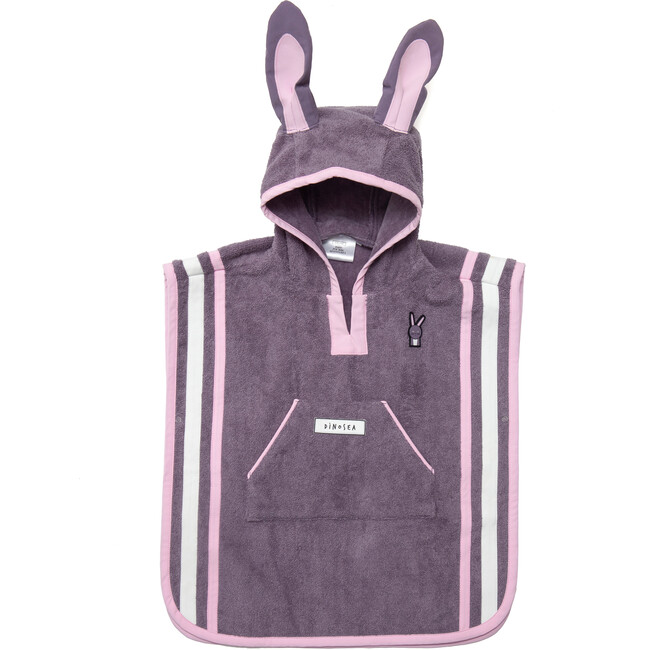 Kid's Hop Poncho Towel,Grey - Cover-Ups - 1